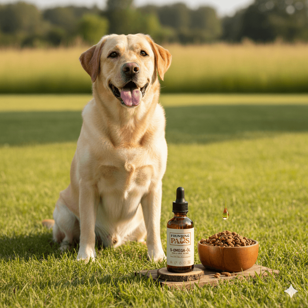 Omega‑3 mit Hund